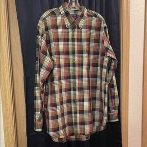 Vintage Pendleton men’s button up shirt size large long sleeve